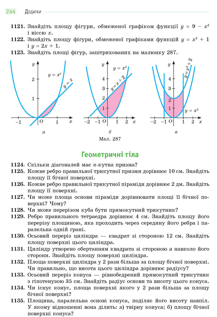 Математика 11 клас Бевз 2019