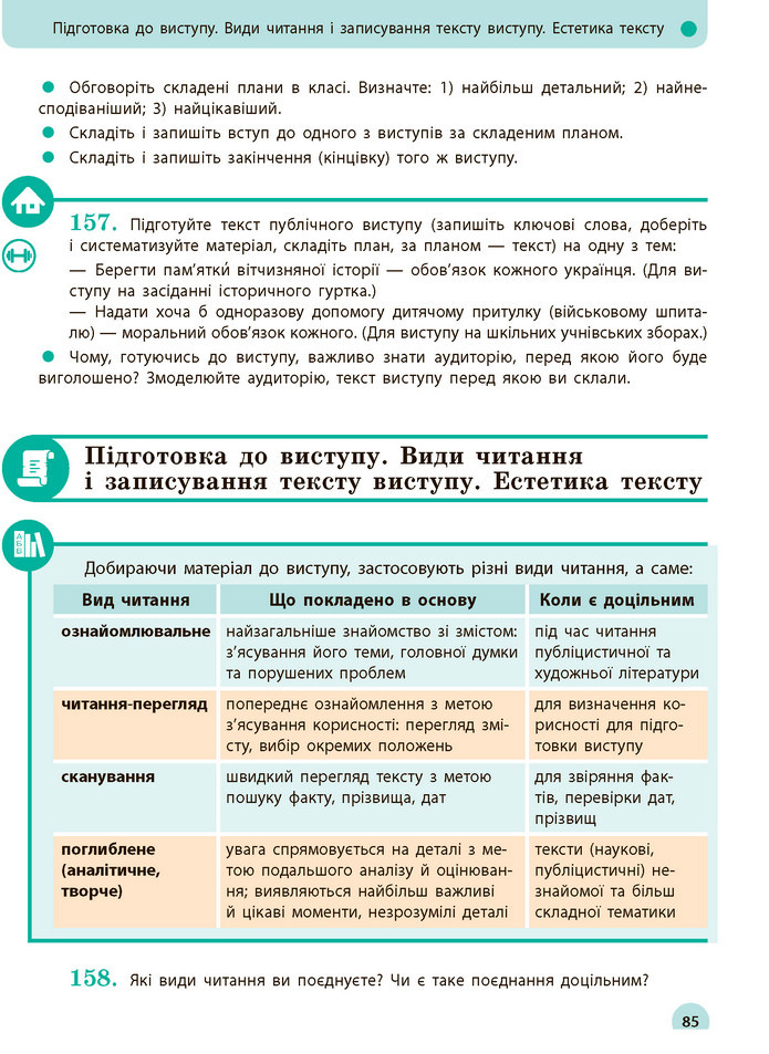 Українська мова 10 клас Глазова 2018