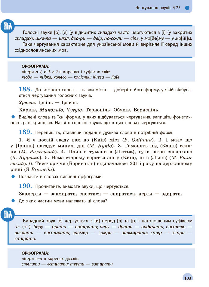 Українська мова 10 клас Глазова 2018