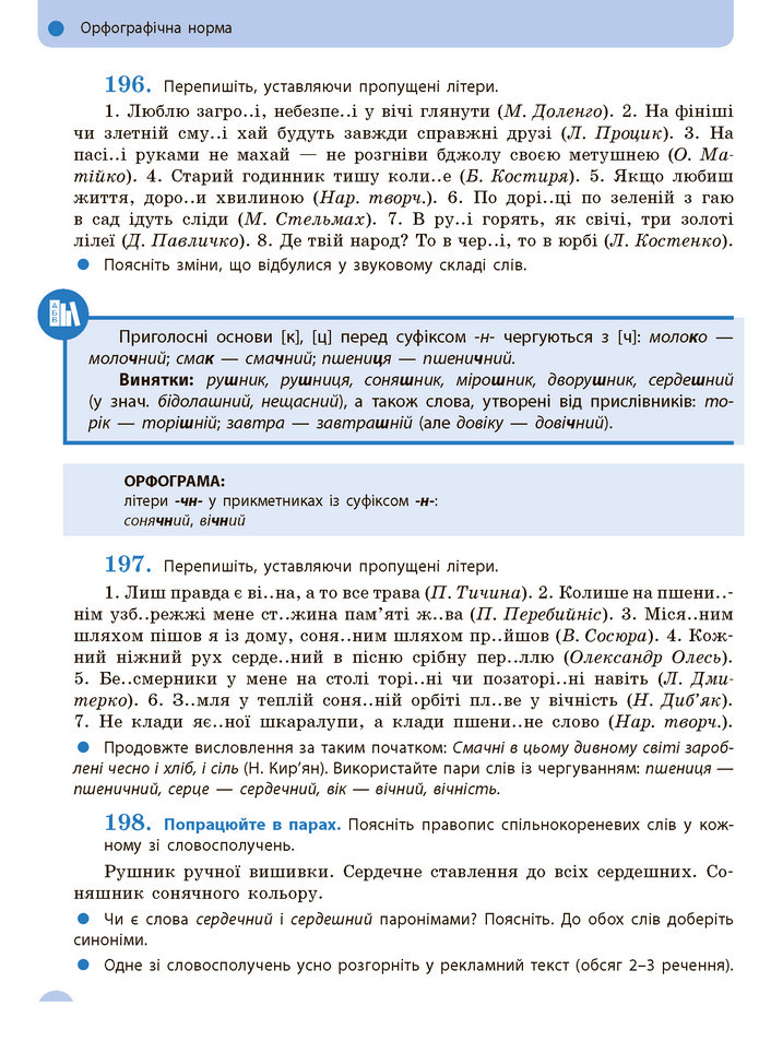 Українська мова 10 клас Глазова 2018