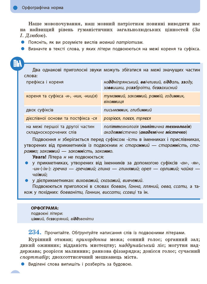 Українська мова 10 клас Глазова 2018