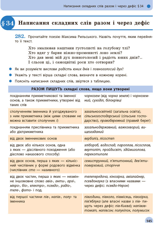 Українська мова 10 клас Глазова 2018