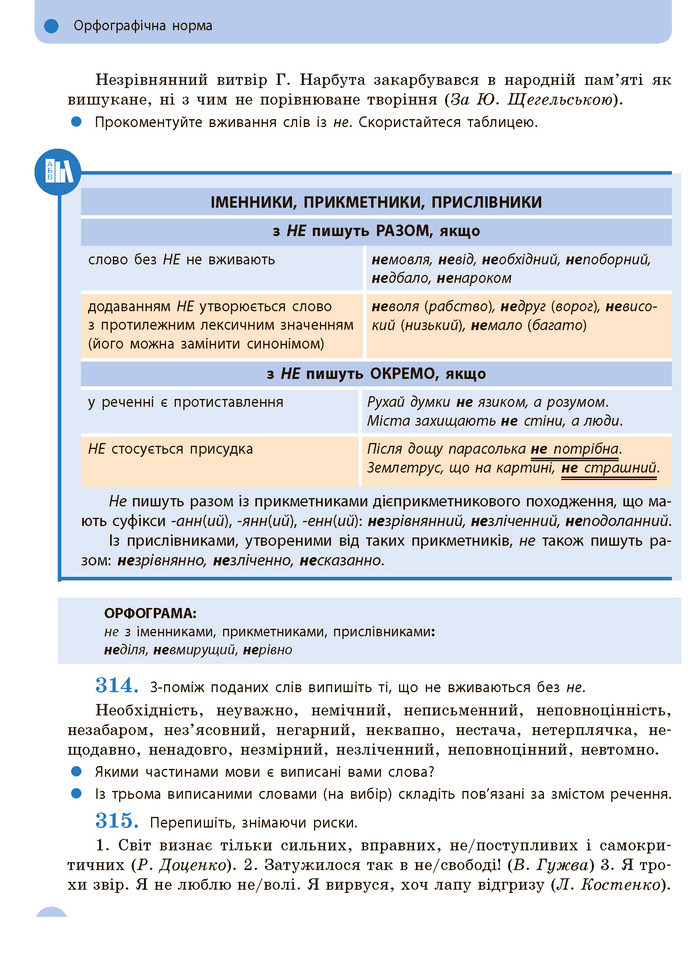 Українська мова 10 клас Глазова 2018