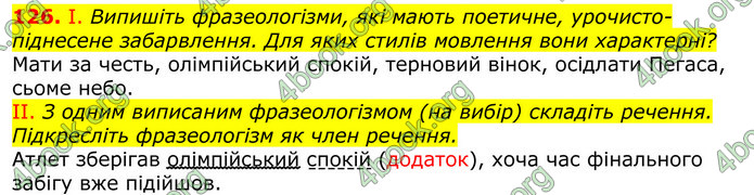 ГДЗ Українська мова 10 клас Заболотний 2018 (Рус.)