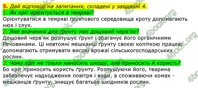 Відповіді Природознавство 5 клас Коршевнюк 2018