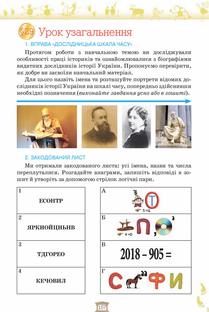 Вступ до історії 5 клас Щупак 2018