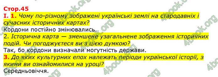 Відповіді Вступ до історії 5 клас Щупак