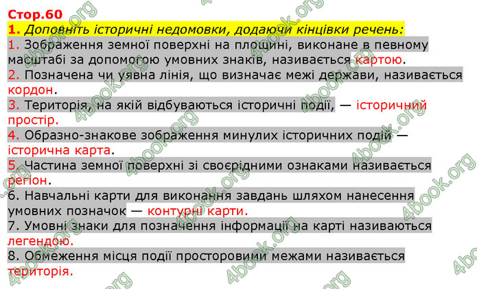 Відповіді Вступ до історії 5 клас Щупак