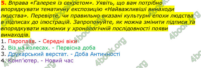 Відповіді Вступ до історії 5 клас Щупак