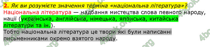Зарубіжна література 5 клас Ніколенко 2018. ГДЗ