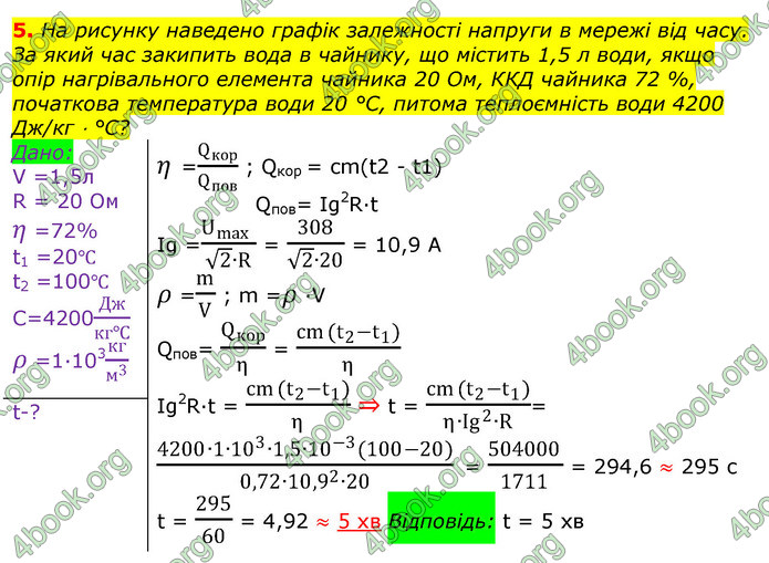 ГДЗ Фізика 11 клас Бар’яхтар 2019