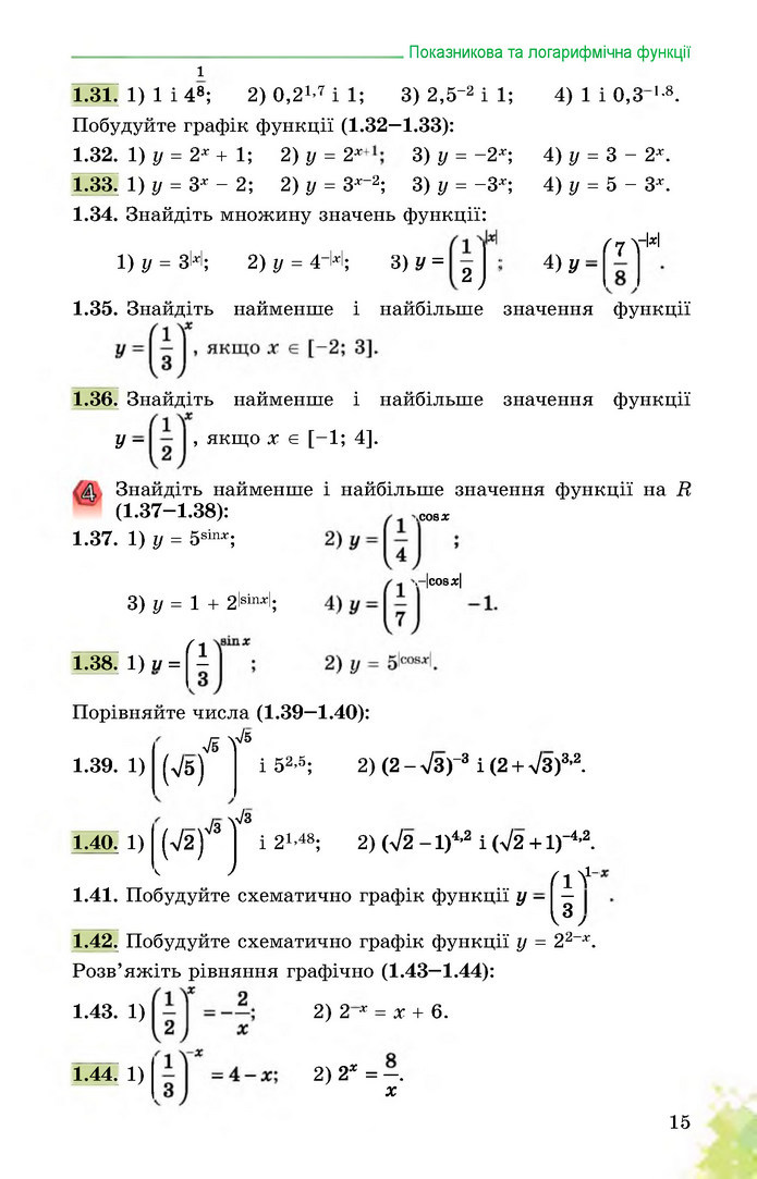 Математика 11 клас Істер