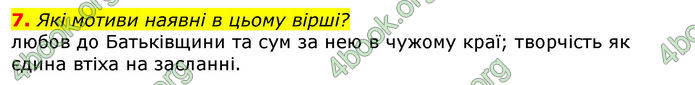Відповіді Українська література 8 клас Авраменко 2016