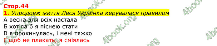 Відповіді Українська література 8 клас Авраменко 2016