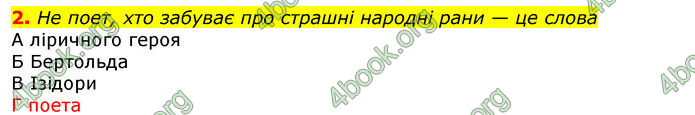 Відповіді Українська література 8 клас Авраменко 2016
