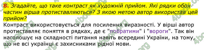 Відповіді Українська література 8 клас Авраменко 2016