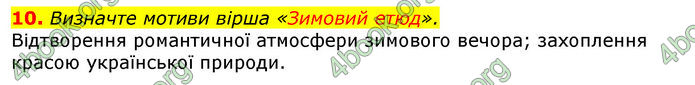Відповіді Українська література 8 клас Авраменко 2016