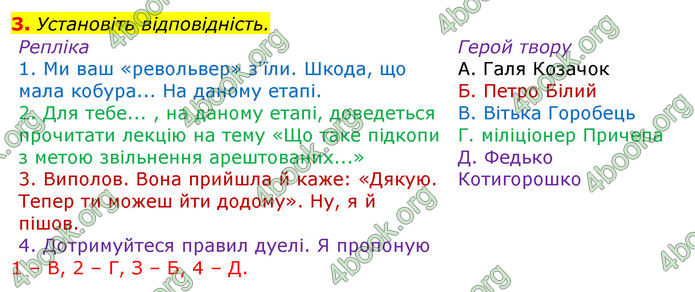 Відповіді Українська література 8 клас Авраменко 2016