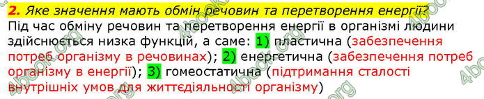 Відповіді Біологія 8 клас Соболь. ГДЗ