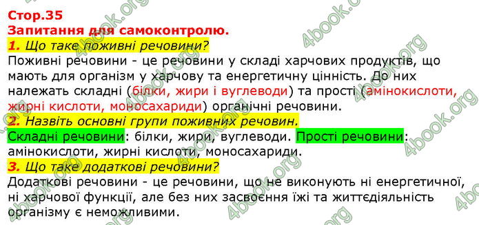 Відповіді Біологія 8 клас Соболь. ГДЗ