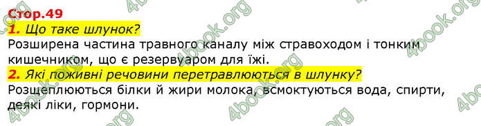 Відповіді Біологія 8 клас Соболь. ГДЗ