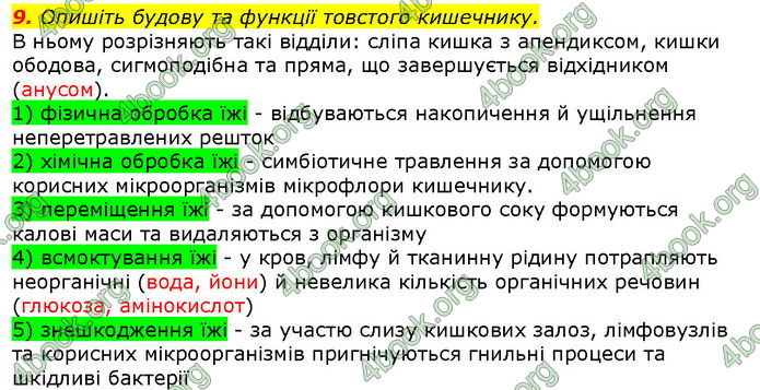 Відповіді Біологія 8 клас Соболь. ГДЗ