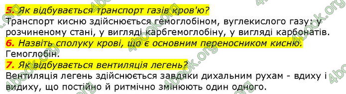 Відповіді Біологія 8 клас Соболь. ГДЗ