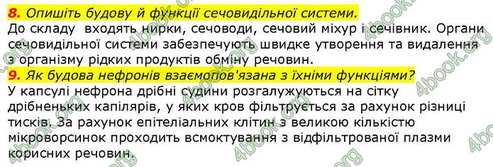 Відповіді Біологія 8 клас Соболь. ГДЗ