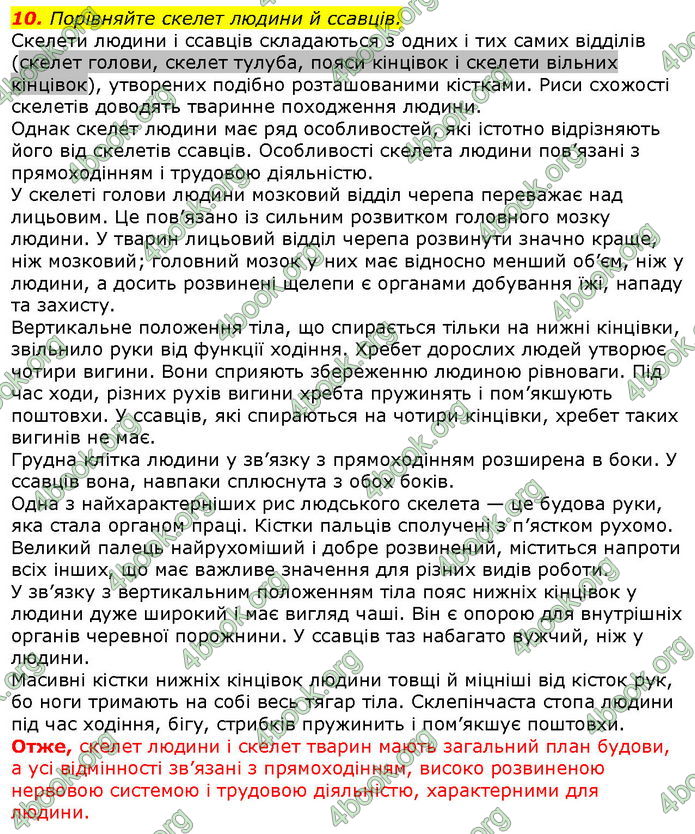 Відповіді Біологія 8 клас Соболь. ГДЗ