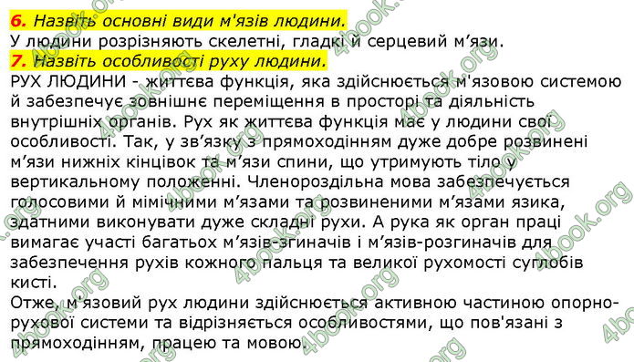 Відповіді Біологія 8 клас Соболь. ГДЗ