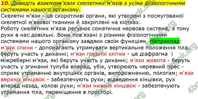 Відповіді Біологія 8 клас Соболь. ГДЗ