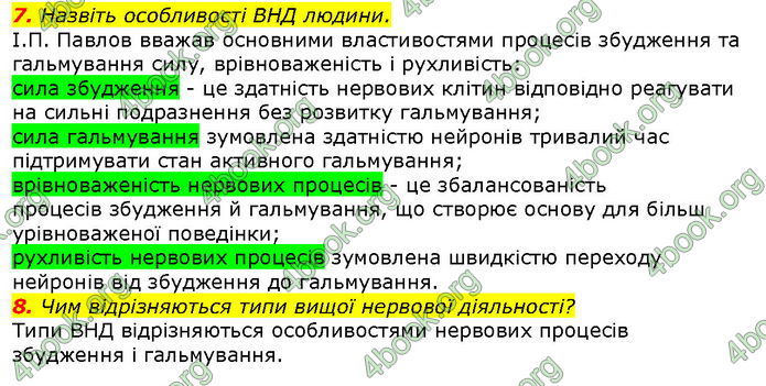 Відповіді Біологія 8 клас Соболь. ГДЗ