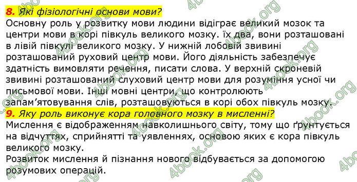 Відповіді Біологія 8 клас Соболь. ГДЗ