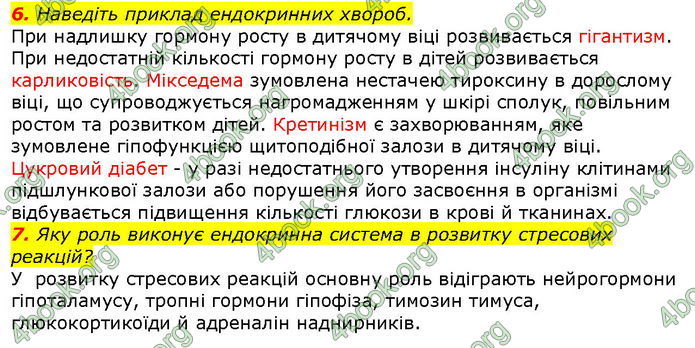 Відповіді Біологія 8 клас Соболь. ГДЗ