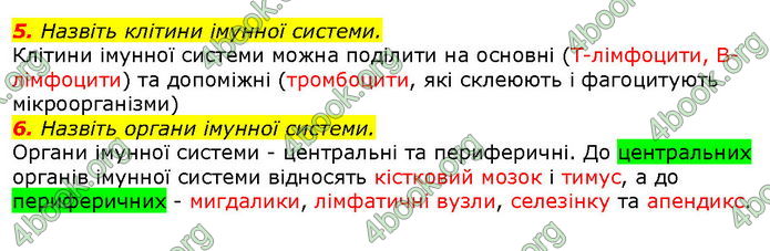 Відповіді Біологія 8 клас Соболь. ГДЗ