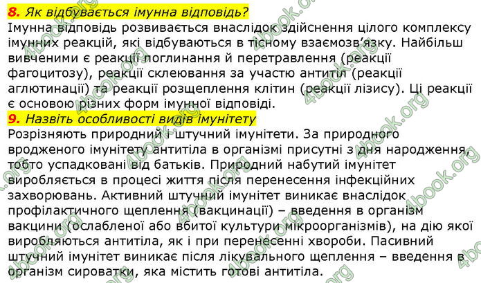 Відповіді Біологія 8 клас Соболь. ГДЗ