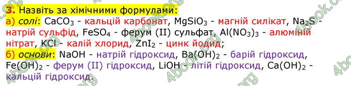 Відповіді Хімія 8 клас Савчин 2016