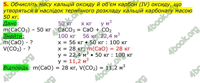 Відповіді Хімія 8 клас Савчин 2016