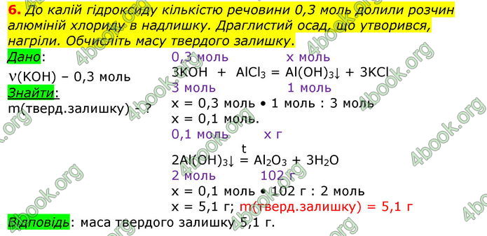 Відповіді Хімія 8 клас Савчин 2016