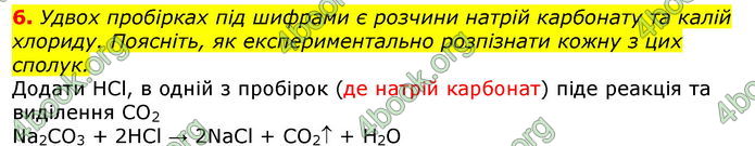 Відповіді Хімія 8 клас Савчин 2016