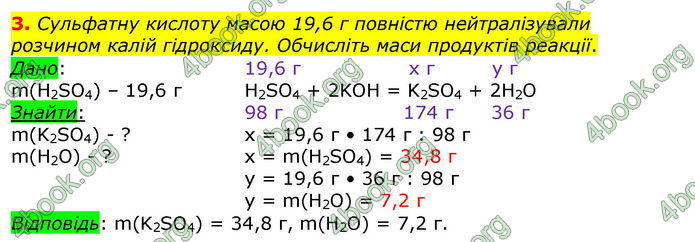 Відповіді Хімія 8 клас Савчин 2016