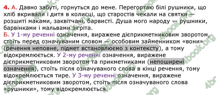 Відповіді Українська мова 8 клас Авраменко 2021-2016. ГДЗ