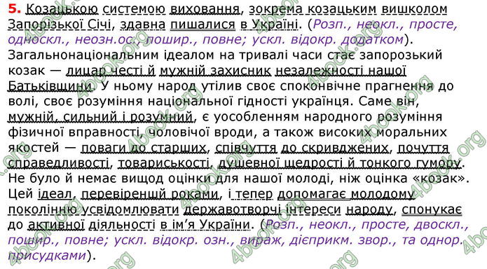 Відповіді Українська мова 8 клас Авраменко 2021-2016. ГДЗ