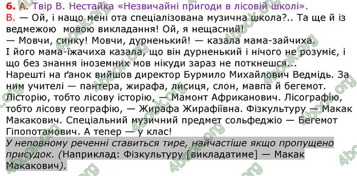 Відповіді Українська мова 8 клас Авраменко 2021-2016. ГДЗ