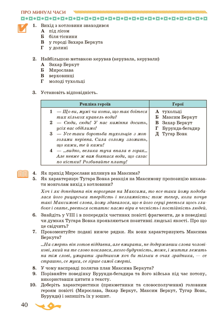 Українська література 7 клас Авраменко 2020