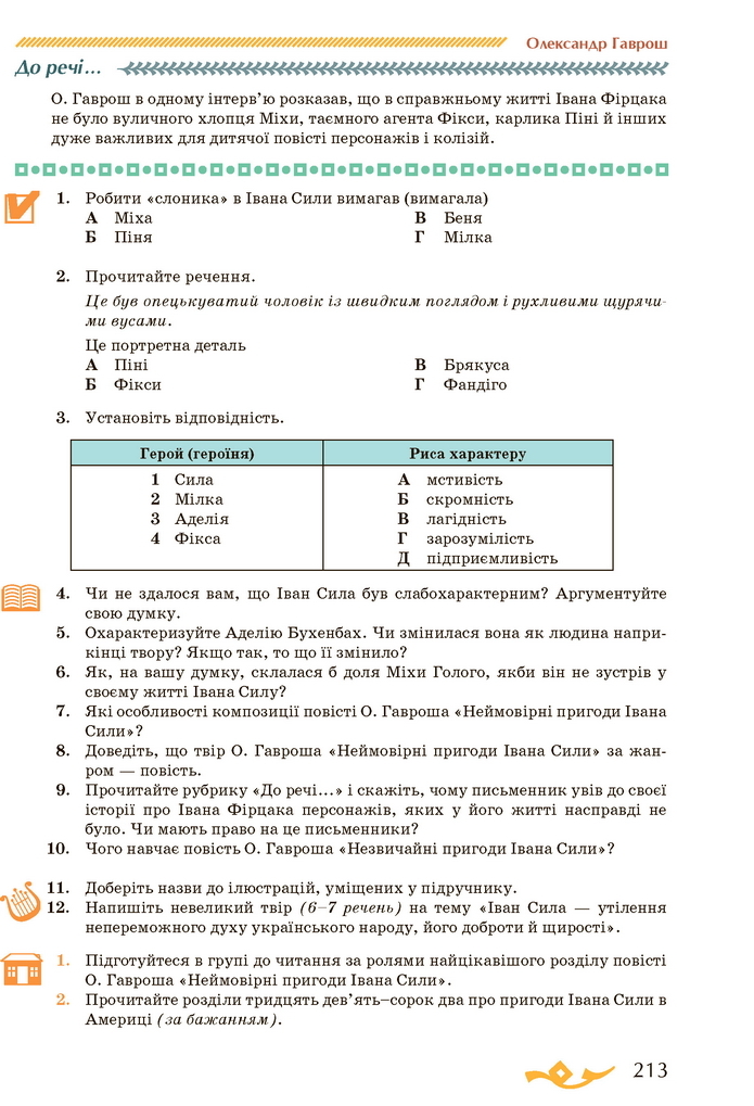 Українська література 7 клас Авраменко 2020