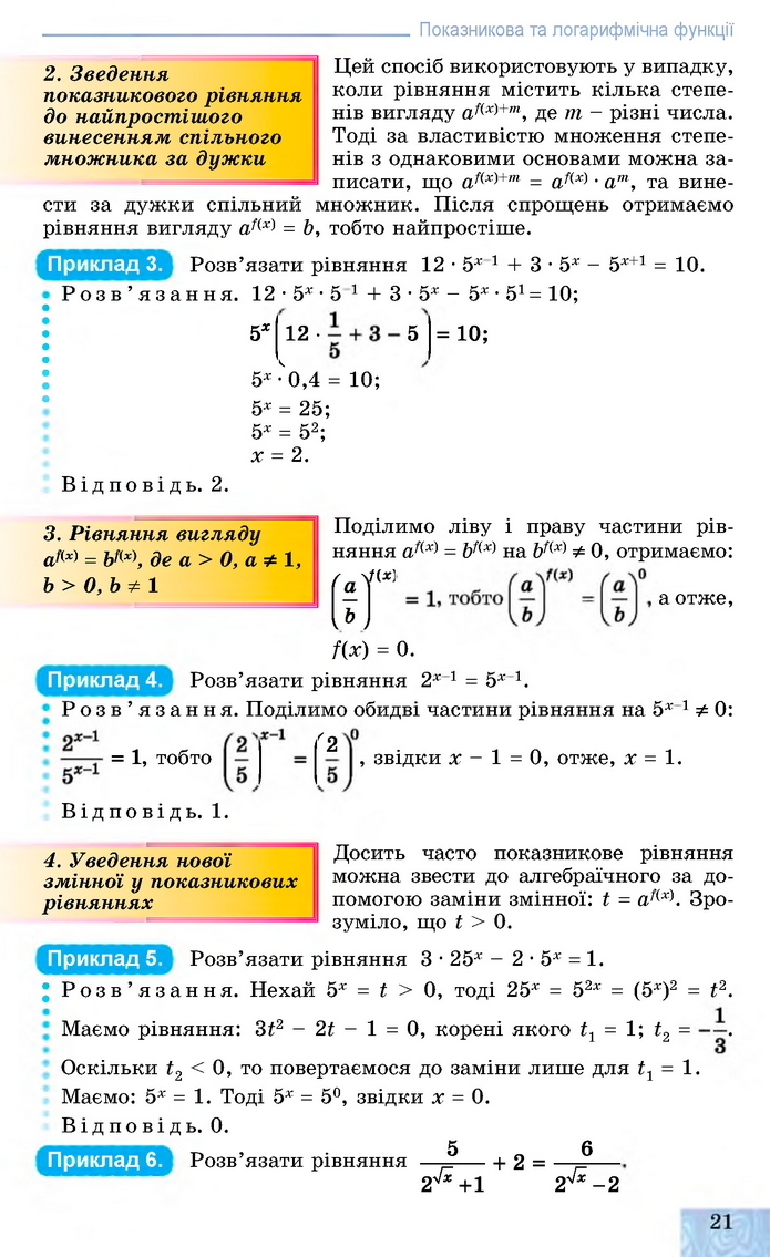 Алгебра 11 клас Істер