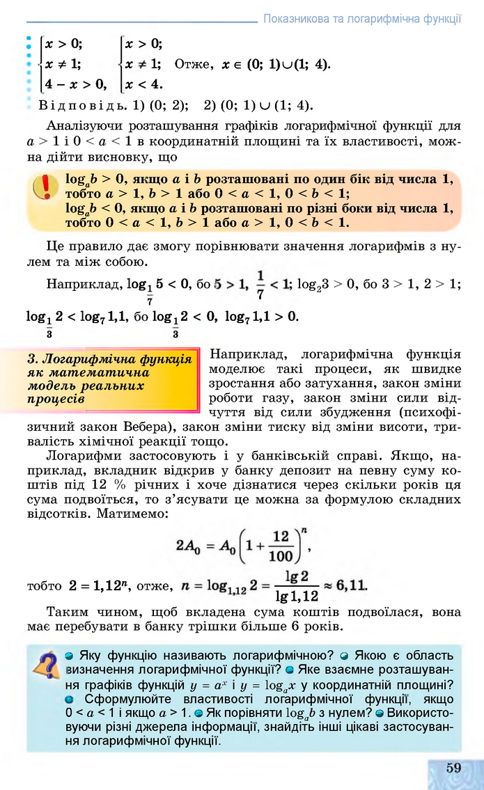 Алгебра 11 клас Істер