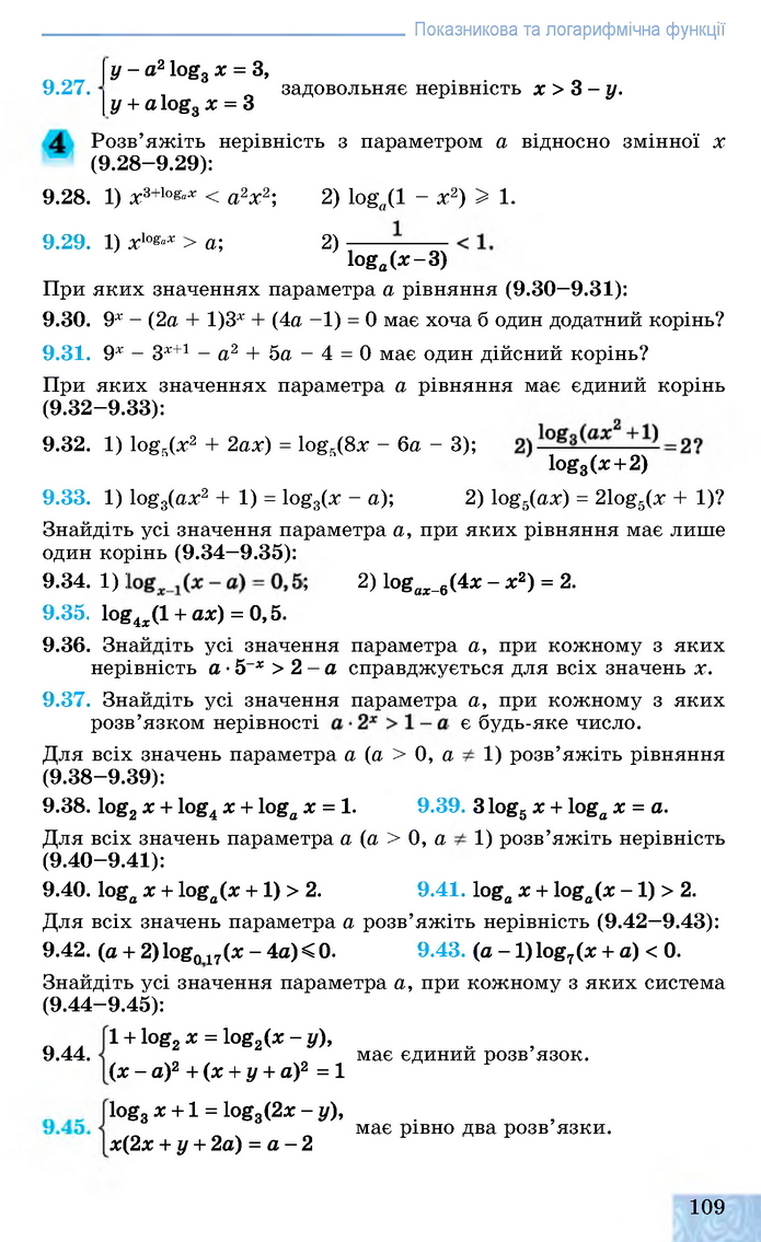 Алгебра 11 клас Істер