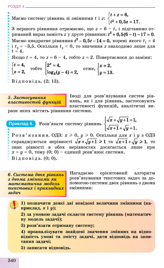 Алгебра 11 клас Істер